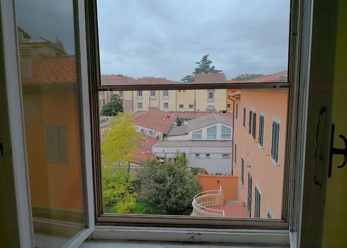 Window To The Tower Pisa